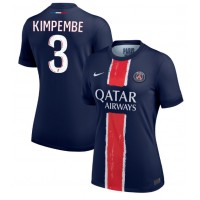 Paris Saint-Germain Presnel Kimpembe #3 Hemmatröja Kvinnor 2024-25 Korta ärmar